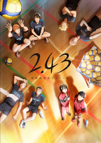 Обкладинка: аніме «2.43: Seiin High School Boys Volleyball Team»