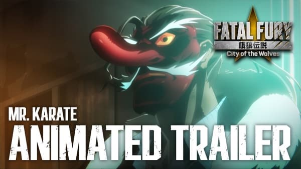 Обкладинка: аніме «Fatal Fury: City of the Wolves - Mr. KARATE Trailer»