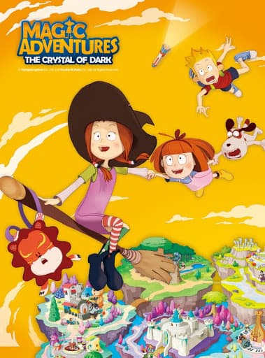 Обкладинка: аніме «Magic Adventures: The Crystal of Dark»