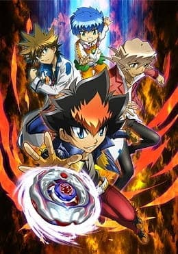 Обкладинка: аніме «Beyblade: Shogun Steel»