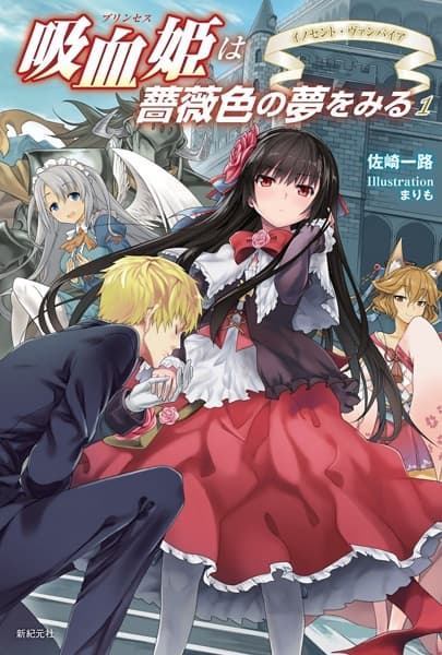 Обкладинка: ранобе «Princess wa Barairo no Yume wo Miru»