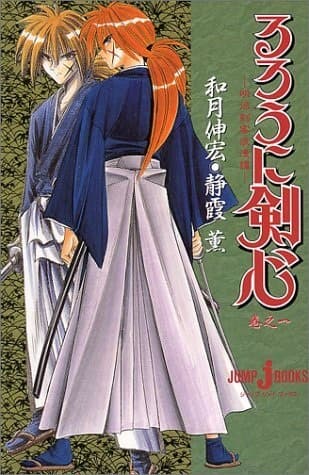 Обкладинка: ранобе «Rurouni Kenshin: Voyage to the Moon World»